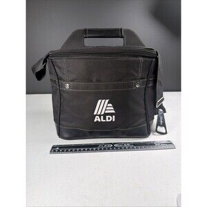 Black Aldi Logo Cooler Bag Gemline Soft Case